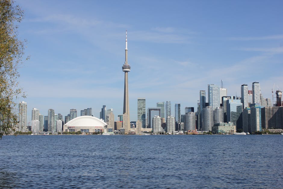 Toronto financial district skyline