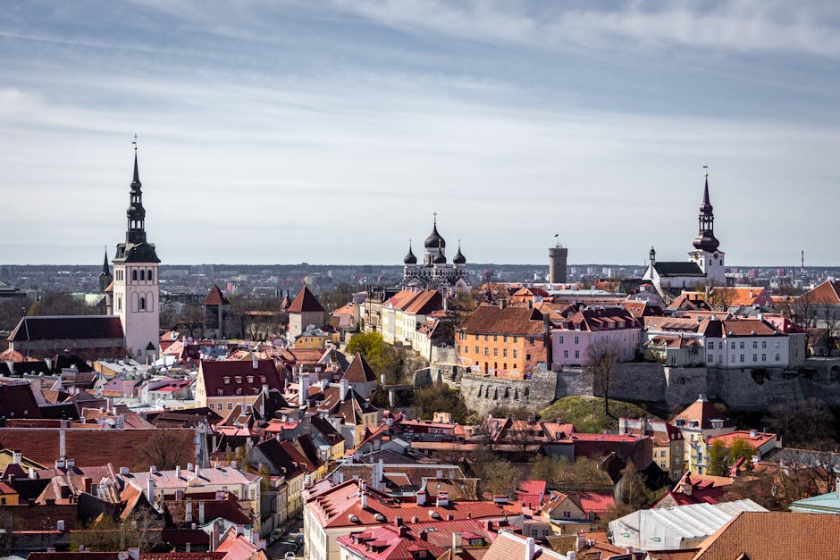 Estonia skyline