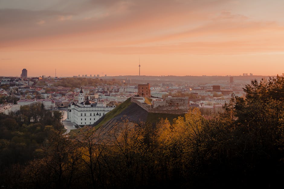 Modern fintech office in Vilnius